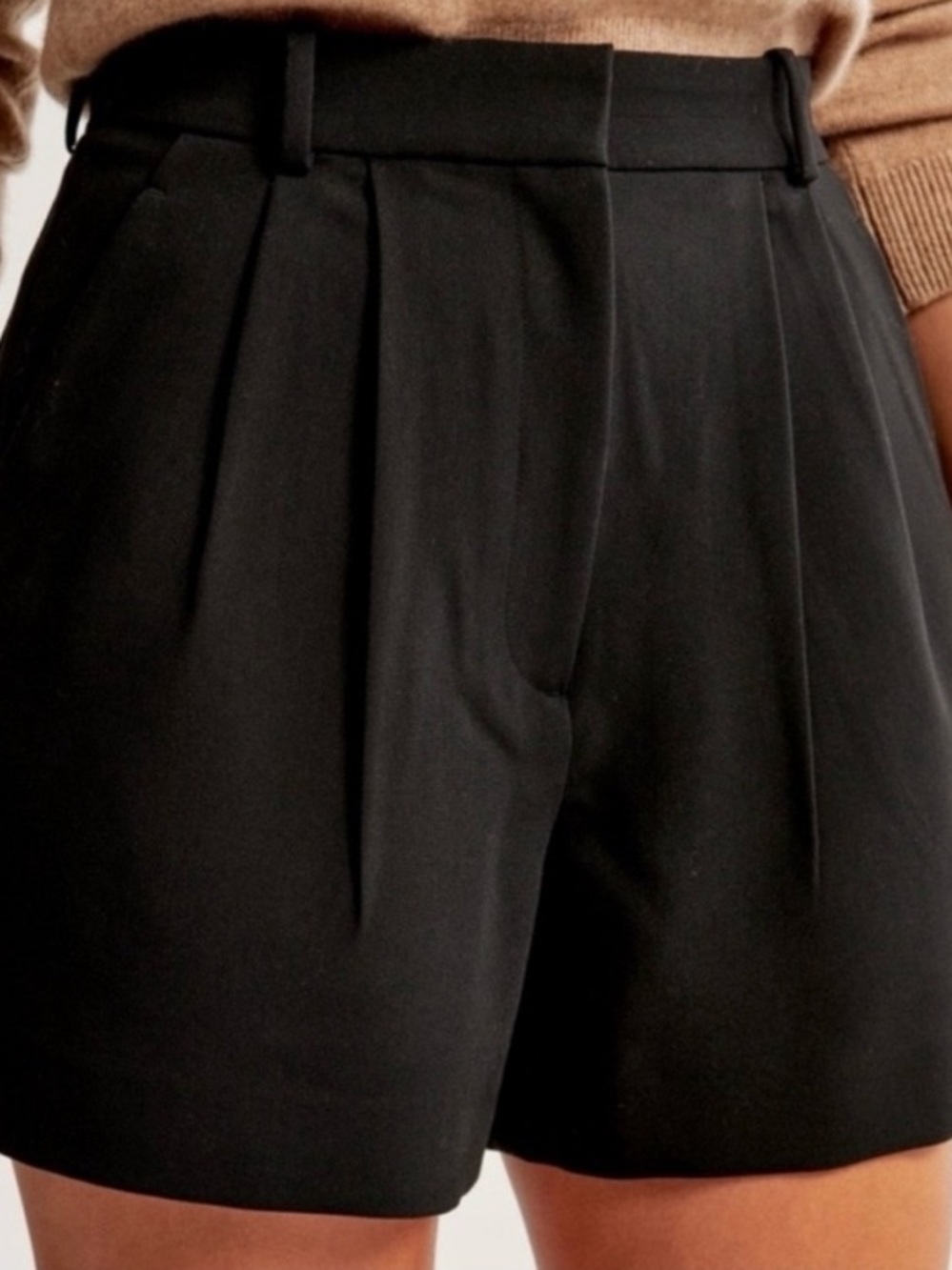 Abercrombie & Fitch Black Sloane Tailored Shorts Women’s Size Small